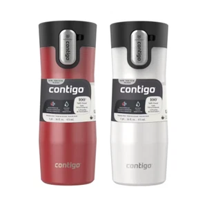 2-Pack Contigo® West Loop 3.0 Stainless Steel Travel Mug AUTOSEAL® Lid, 16oz - Picture 1 of 6