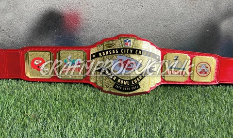 Kansas City Chiefs NFL Championship Belt Cover