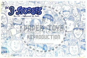 VINTAGE REPRINT - THE THREE STOOGES FAN CLUB KIT - Picture 1 of 8