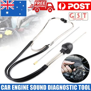 Dual Tube Car Engine Sound Diagnostic Tool Mechanic's Stethoscope Automotive AU - Picture 1 of 10