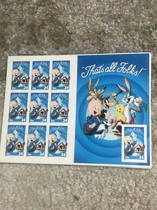 US Scott# 3535 2001 Porky Pig That's All Folks 34c MNH - Picture 1 of 1