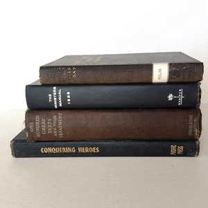 Dark Academia Decorative Book Home Decor Moody Black/Gray Neutral VTG 1930-40s - Picture 1 of 9
