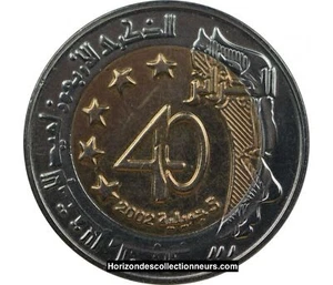 100 Dinars ALGERIE 2002, 40eme Anniversaire de l'indépendance - Imagen 1 de 2