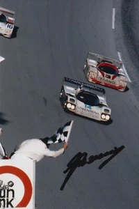 FOTO 6X4 FIRMADA A MANO POR GIANFRANCO BRANCATELL - AUTÓGRAFO DE LE MANS - MERCEDES 4. - Imagen 1 de 1