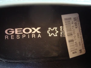 Schöne GEOX Respira Gr. 36 bequeme Freizeitschuhe Slipper grau . - Bild 1 von 5