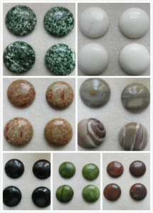 4 x Round Agate Cabochons. 30mm. 7 Options. Jewellery or Crafting. - Picture 1 of 8