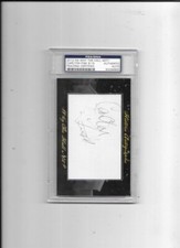 2012 CARLTON FISK HISTORIC AUTOGRAPHS WHY THE HALL NOT? PSA/DNA CERTIFIED