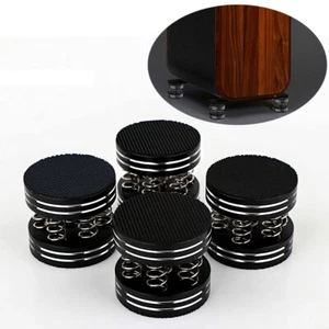 4pcs HiFi Speaker Turntable Isolation Stand Feet Spring Shock Absorber Pads - Picture 1 of 6