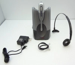 Avaya AWH55 / Plantronics CS50 sans Fil 900MHz Téléphone Casque Et Recharge - Photo 1/2