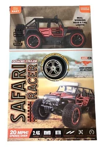 Power Craze Safari Racer Jeep RC High Speed 2.4 ghz Red 32 lights! New In Box!!! - Picture 1 of 7