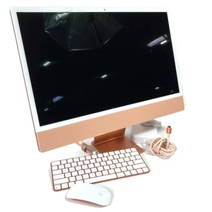 Apple A2438 M1 24" 2021 iMac Oct Core M1 3.2GHz 16GB 1TB SSD w/ KB&M & Power - Picture 1 of 6