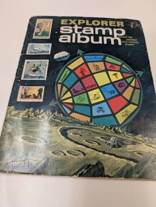 Album francobolli H.E. Harris Explorer tema spazio vintage 1969 usato - Foto 1 di 9
