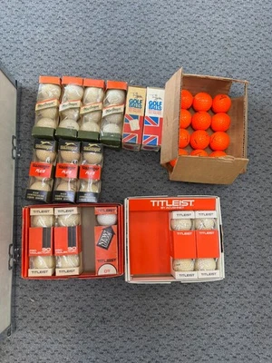 630+ vintage golf balls (loose balls + balls in boxes - Image 1 of 4