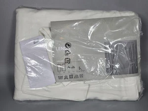 NUEVO Juego de 2 Cortinas Ikea LENDA Off White 55" x 98" - Imagen 1 de 4