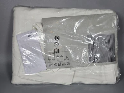 NUEVO Juego de 2 Cortinas Ikea LENDA Off White 55" x 98" Foto 1 de 4