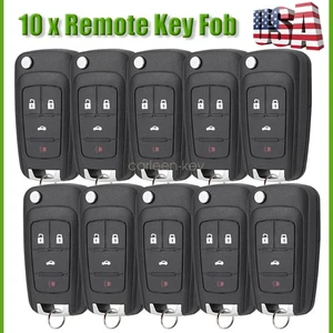 10 For 2010 2011 2012 2013 2014 2015 2016 Chevrolet Malibu Camaro Remote Key Fob - Picture 1 of 8