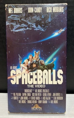 1988 SPACEBALLS Original First Release VHS TAPE Mel Brooks Star Wars Parody Film - Image 1 of 4
