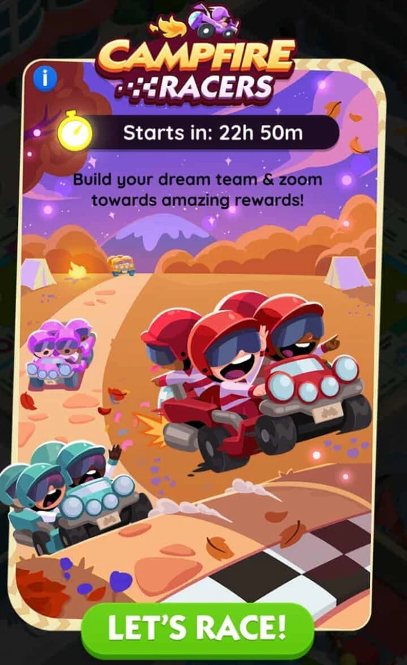 CAMPFIRE RACERS 15K POINT IN EACH RACE 3RACE 3ME:1YOU🔥NOT COMMITTED TO WIN🔥 - Image 1 of 1