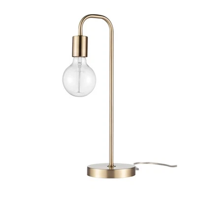 Globe Electric 67433 Holden 18" Tall Gooseneck Table Lamp - Brass - Image 1 of 4