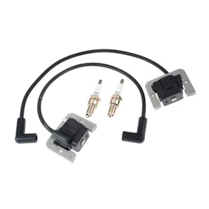 Set of 2 Ignition Coils Spark Plugs for Kohler CH20-64520 Engine Aftermarket - Picture 1 of 15