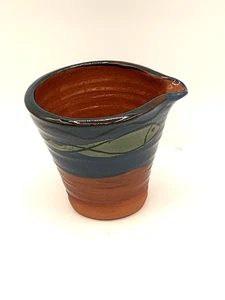 Studio Art Pottery Trii Scotland Fish Design Creamer 3" - Picture 1 of 8