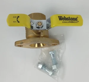 WEBSTONE H-40405 1 1/4" ISOLATOR UNI-FLANGE BALL VALVE - Picture 1 of 5