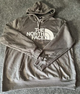 North Face Hoodie Mens XXL Long Sleeve Hooded Pullover Pockets Outdoors Gray - Picture 1 of 18