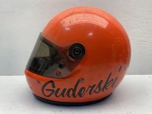 Vintage 1983 Bell Star Helmet Race Prepped Nomex Lining Orange 7 3/4 Neat Piece - Picture 1 of 6