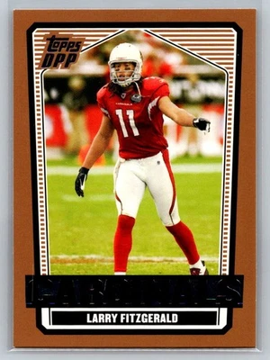2007 Topps Draft Picks & Prospects #30 Larry Fitzgerald Arizona Cardinals E17 - Image 1 of 2