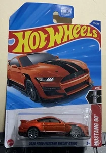 2025 Hot Wheels Mustang 60 2/5 2020 Ford Mustang Shelby GT500 (73/250) - Bild 1 von 2