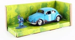 Jada Toys Disney Lilo and Stitch 1:32 Volkswagen Beetle Die-cast Car w/ 1.65"... - Picture 1 of 5