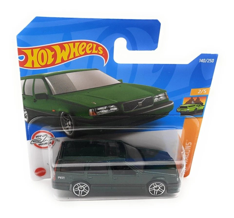 Scheda corta verde Hot Wheels 140/2022 Volvo 850 Estate 140/250. 1/64 HW Wagons - Immagine 1 di 1