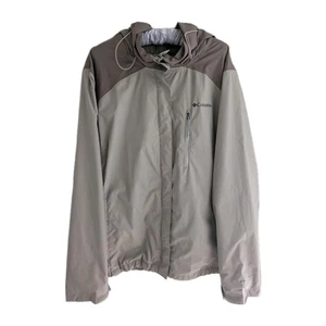 Kolumbien Damen Regenmantel Mit Umklappbarer Kapuze Größe XXL Wasserdichte Jacke Natur - Bild 1 von 8