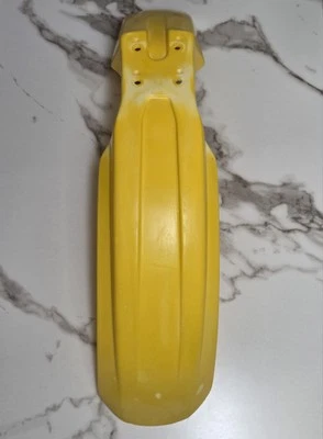 1989-2000 Suzuki RM125 RM250 YELLOW Front Fender, By UFO Plastics  - Image 1 of 4