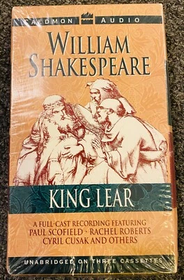 King Lear by William Shakespeare (1995, Audio Cassette, Abridged edition) NEW! - Image 1 of 2