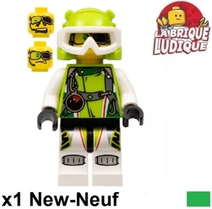 Lego Figurita Minifig World Racers Piloto Team X-Treme Daredevil 2 WR019 - Imagen 1 de 1