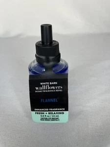 Bath & Body Works White Barn FLANNEL Wallflower Refill 0.8oz/24ml Man NEW - Picture 1 of 5