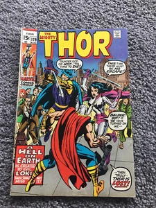 THOR # 179 AUG (LEE/LAST KIRBY ISSUE, A HELL ON EARTH, AUGUST 1970) Nice Condition - Bild 1 von 19
