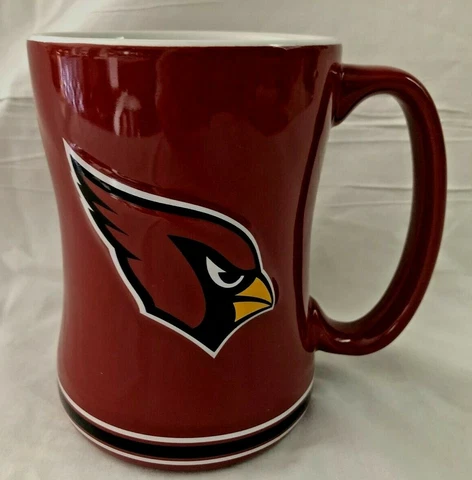 ~Officially Licensed NFL Arizona Cardinals Burgandy Team Coffee Mug~2015~ Cover