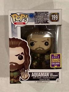 Funko Pop #199 DC Justice League Aquaman Motherbox Vinyl Figure 2017 SDCC - Picture 1 of 6