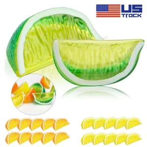 10pcs Fake Lemon Slice Artificial Fruit Simulation Slices Home Food Party Decor - Picture 1 of 13