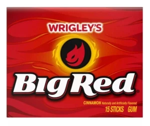 Wrigley's WMW21737 großer roter Zimtkaugummi, 1 Einzelpackung - Bild 1 von 1