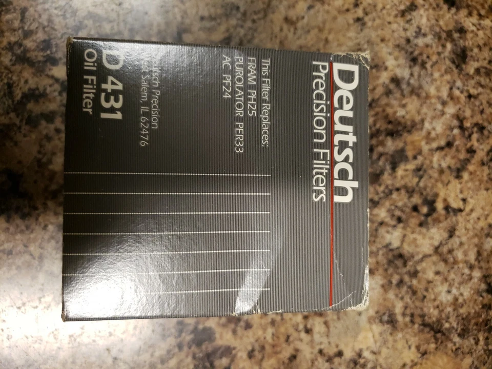 NUEVO FILTRO DE ACEITE ORIGINAL DEUTSCH D431, = Wix 51258, Envío Gratis Foto 1 de 4