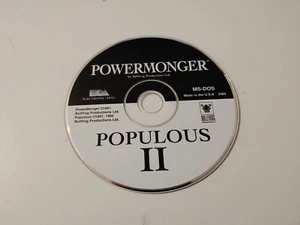 Populous II + Powermonger Vintage PC Spiel (#a5) - Bild 1 von 1