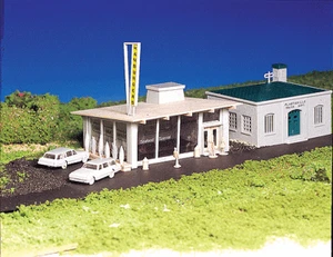 Bachmann HO Drive-In Hamburger Stand Plasticville USA Kit 45434 - Picture 1 of 1