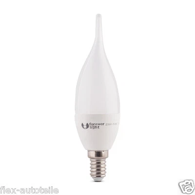LED Vela Bombilla Ahorro Llama C37 E14 230V Blanco Cálido 7W~45W 560Lm - Imagen 1 de 2