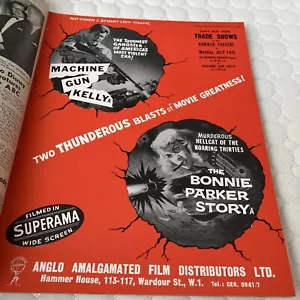 Kine Weekly,Machine Gun Kelly, Hammer horror, Dracula,David McCallum, Alma Cogan - Picture 1 of 3