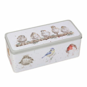 Wrendale Designs Bird Illustrated Cracker Storage Tin Country Kitchen Accessory