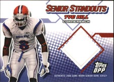 2006 Topps Draft Picks and Prospects Senior Standout Jersey Rams Card #SSTH Hill