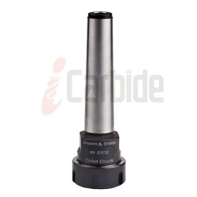 ICARBIDE NEW PRECISION #9 ER32 BROWN SHARPE COLLET CHUCK TOOL HOLDER USA SELL
